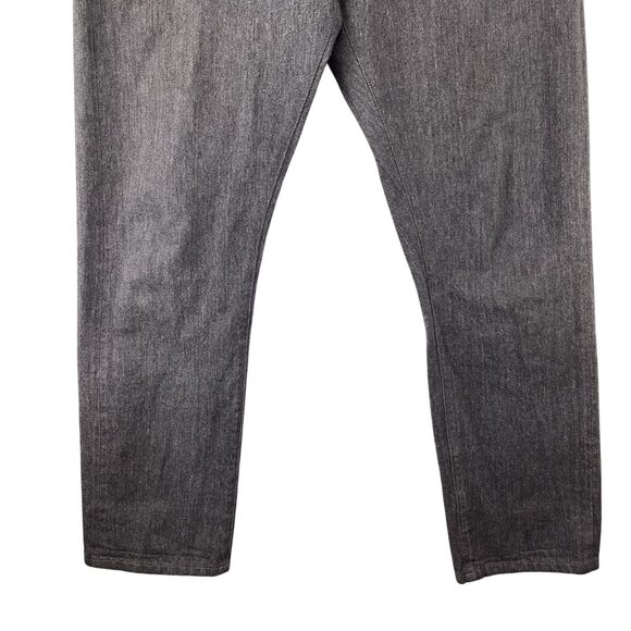 3x1 NYC Mens Straight Jeans Size 32 X 29 32x29 Gray Denim Anchor Button Fly - Picture 5 of 11